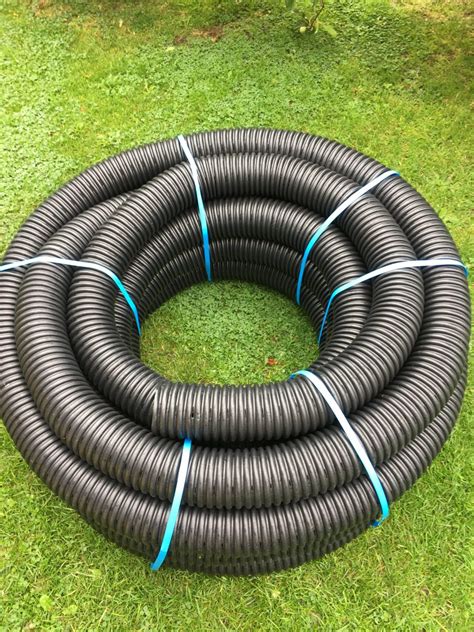 perforated land drainage pipe wickes  Use a solid 4” PVC tee to connect the ends of the perforated pipe